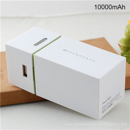 10,000mAh cuboid tablet power bank